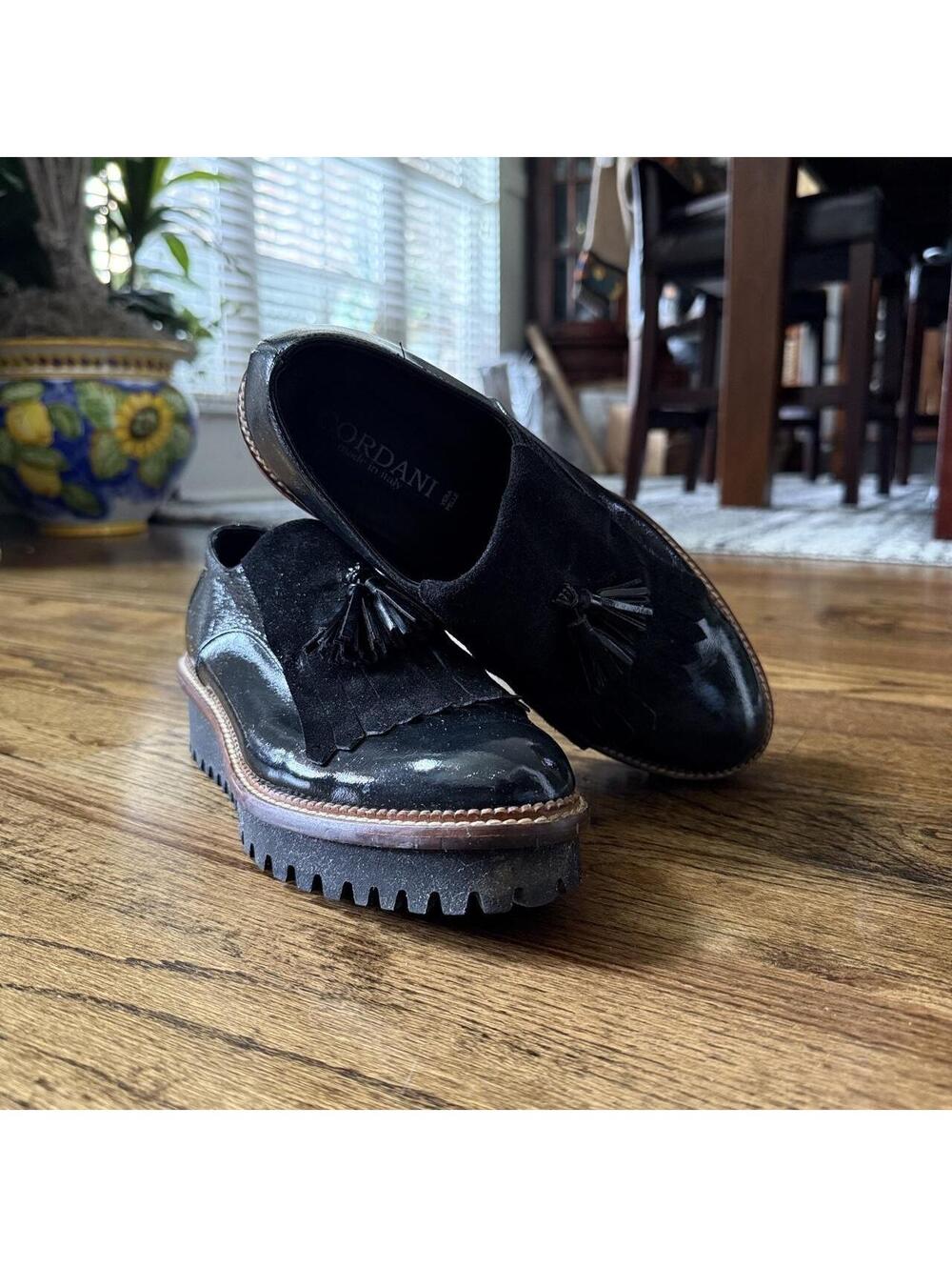 Cordani Italian Kiltie Platform Loafers 🖤